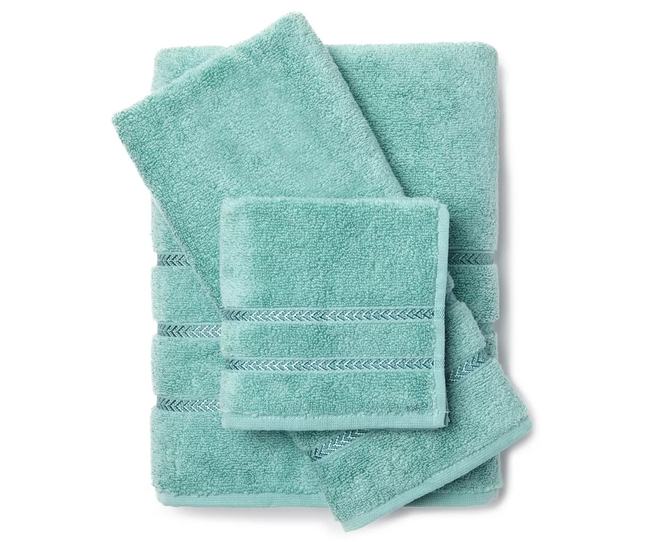 Aprima Aprima Hotel Turquoise Bathroom Towels Big Lots