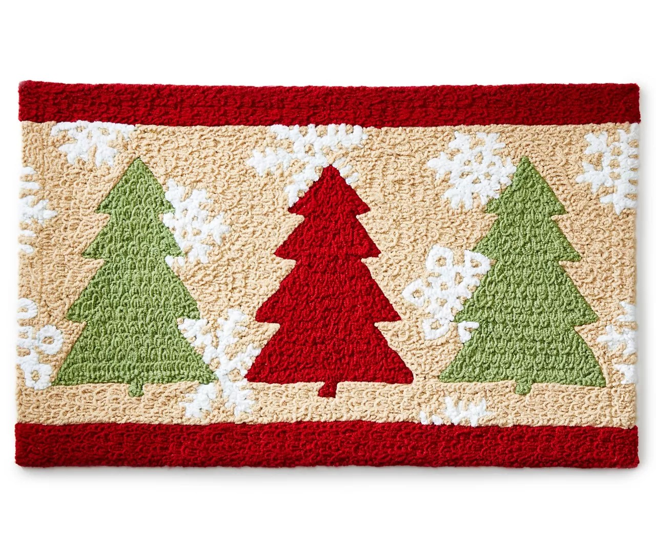 3 Trees Christmas Hook Accent Rug Big Lots