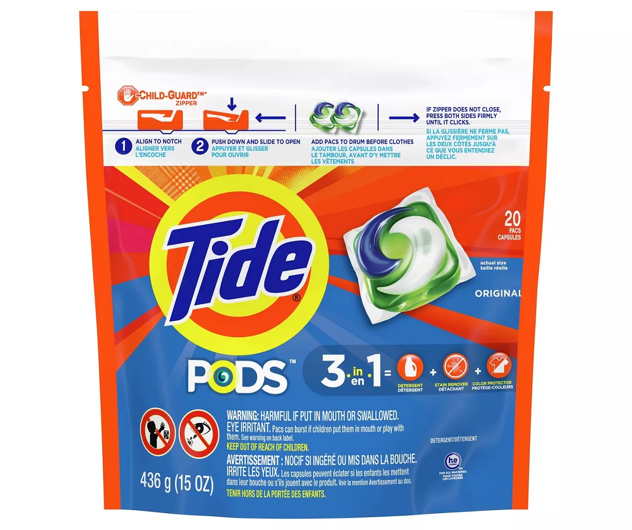 Tide Original Scent Liquid Laundry Detergent Pods, 55 OFF