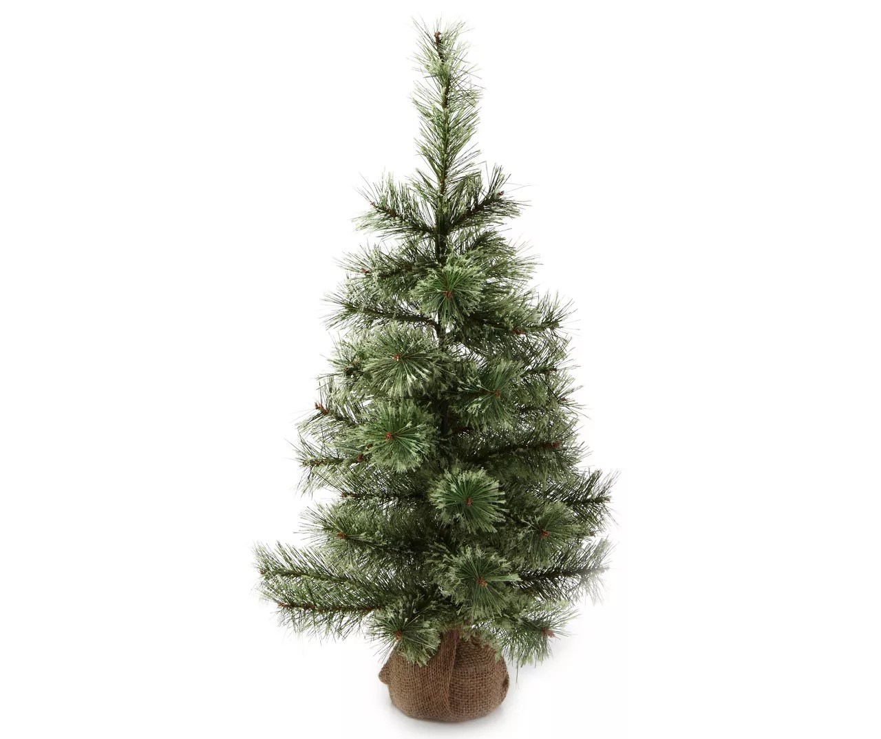 Winter Wonder Lane 24" Mini Cashmere Burlap Artificial Christmas Tree