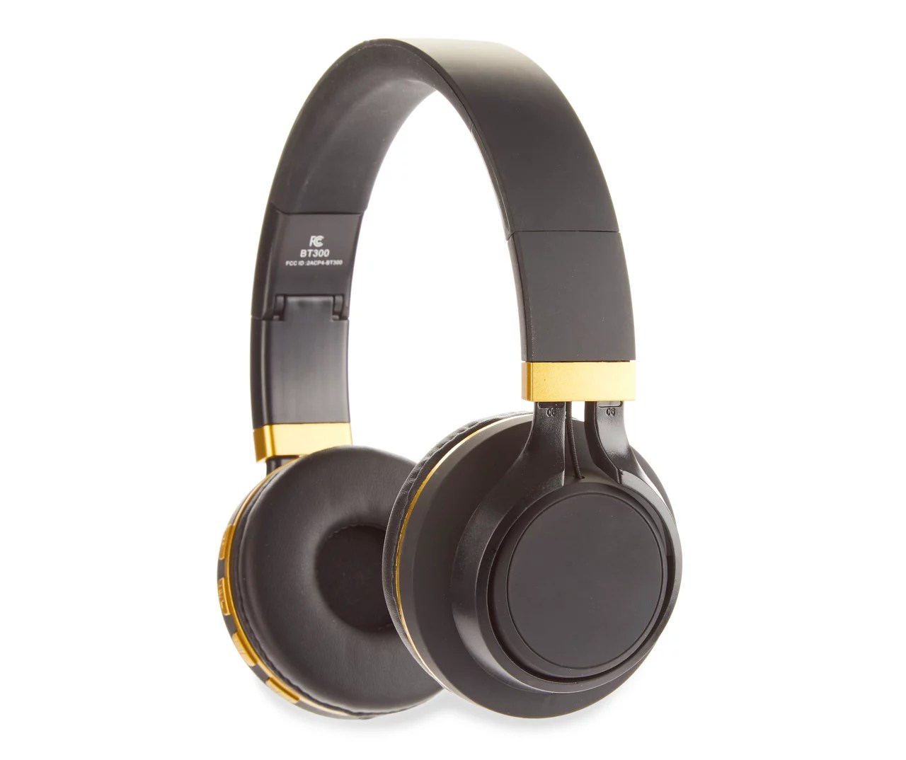 Sentry Black & Gold Bluetooth Deluxe Headphone Big Lots