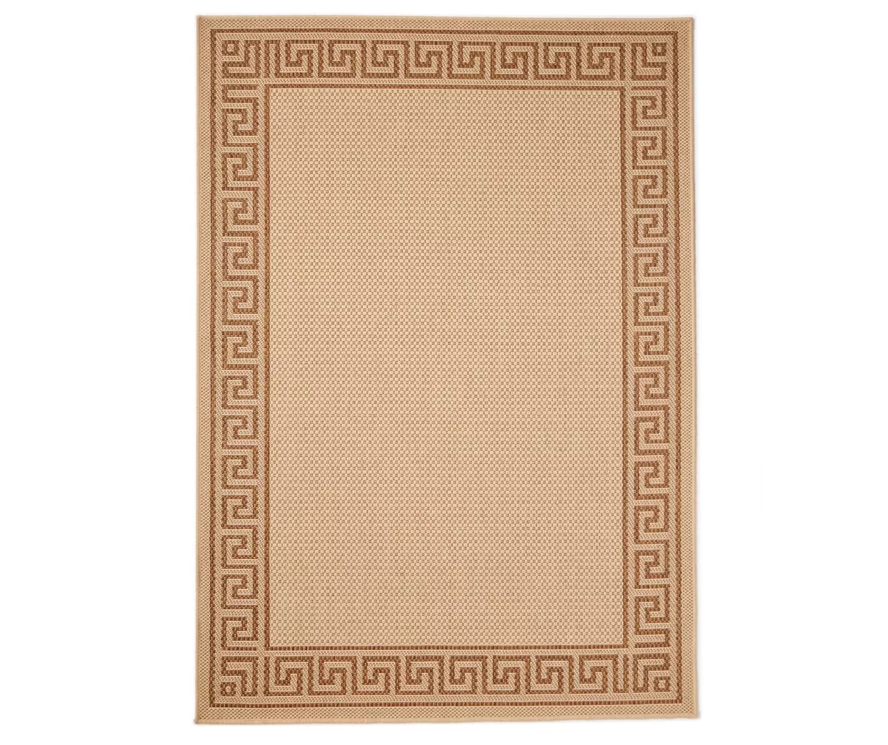 Wilson & Fisher Greek Key Brown Patio Rugs Big Lots