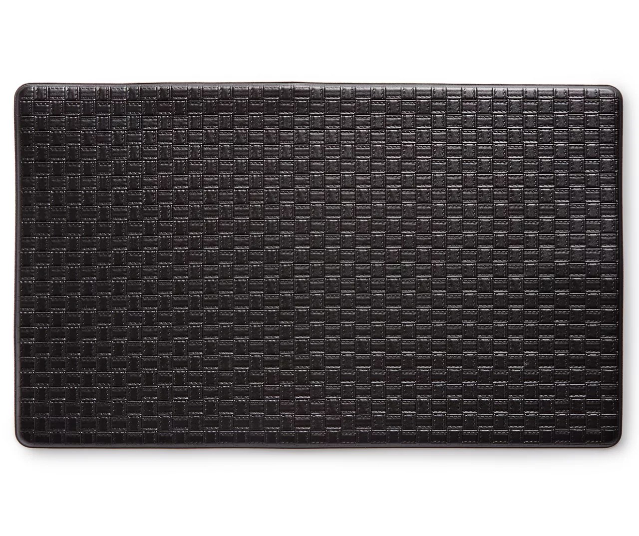 Black Square Print Kitchen Floor Mat Big Lots