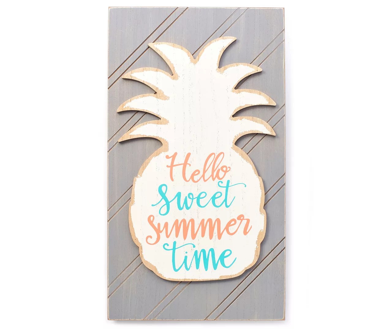 Sweet Summertime Pineapple Wall Plaque Big Lots