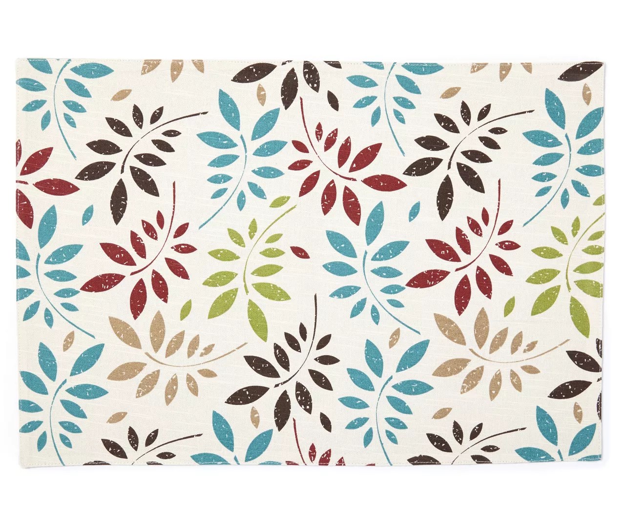 Master Cuisine MultiColor Leaf Print Placemat Big Lots