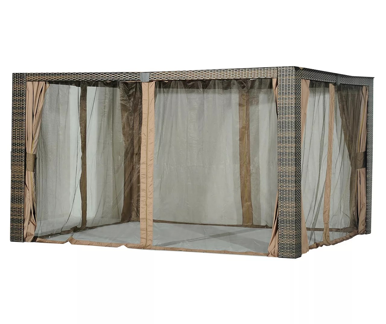 Sonoma Resin Wicker Gazebo Replacement Mosquito Netting, (10' x 12