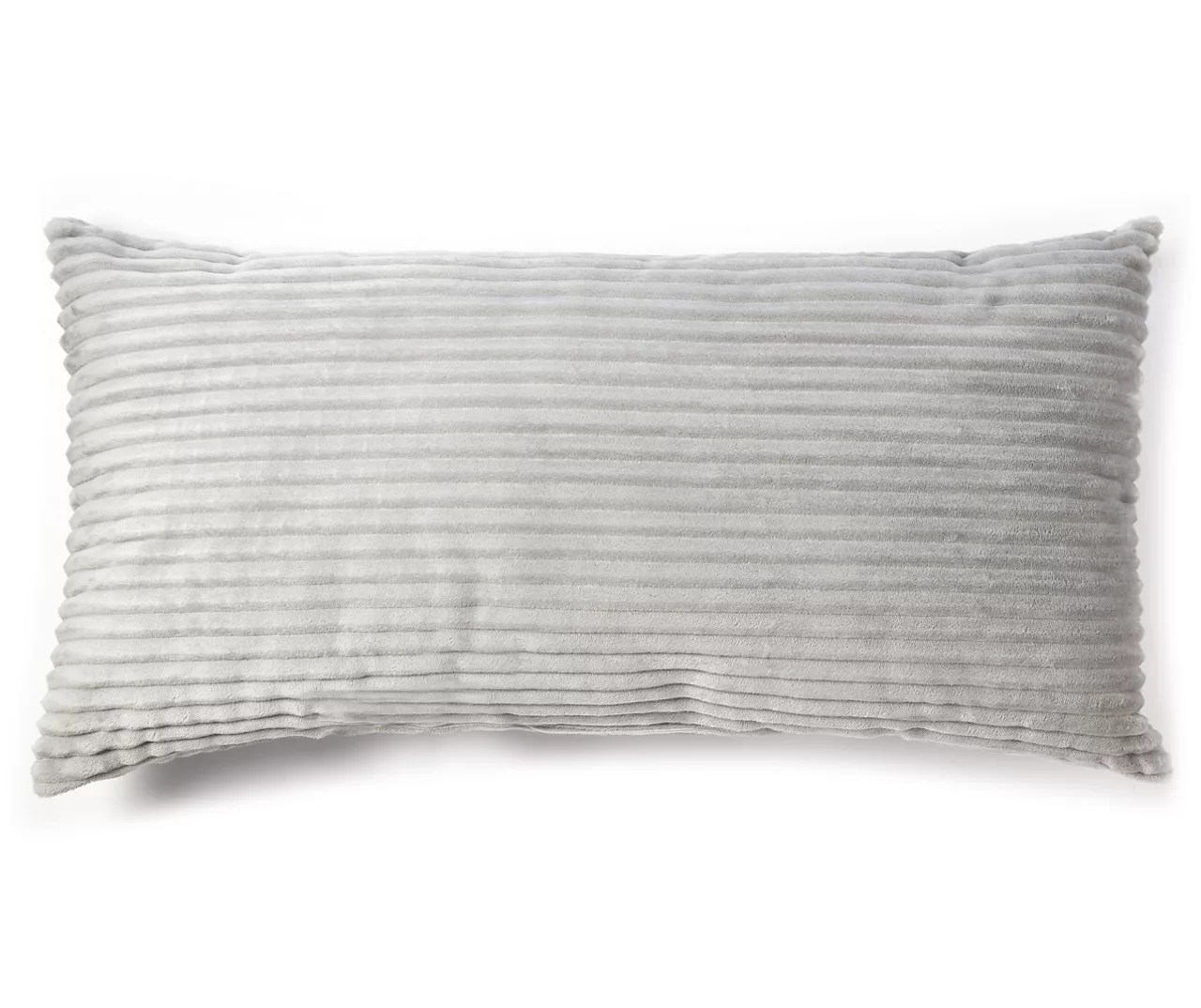 Gray Rib Body Pillow Big Lots