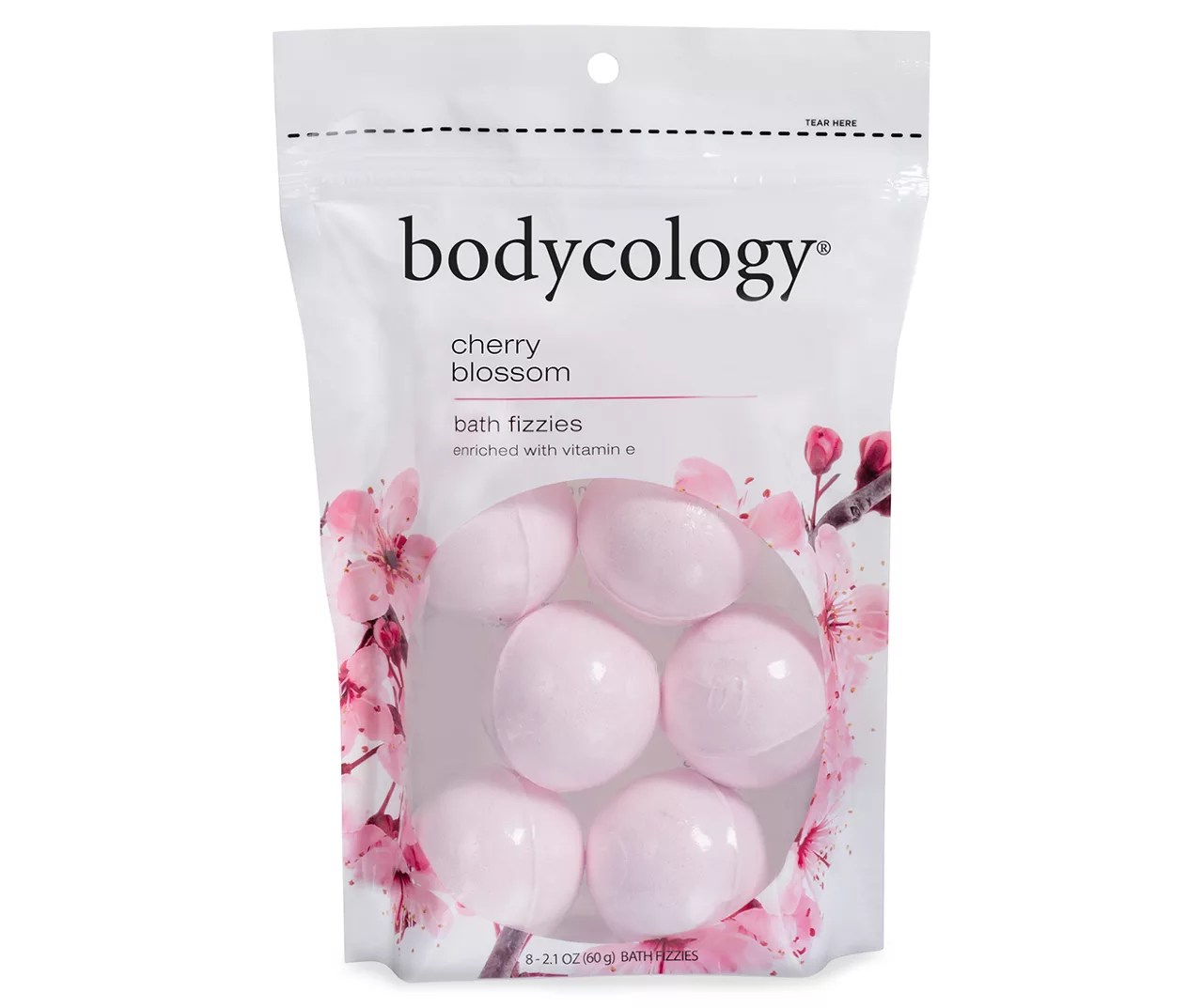 Bodycology Cherry Blossom Bath Fizzies, 8Count Big Lots
