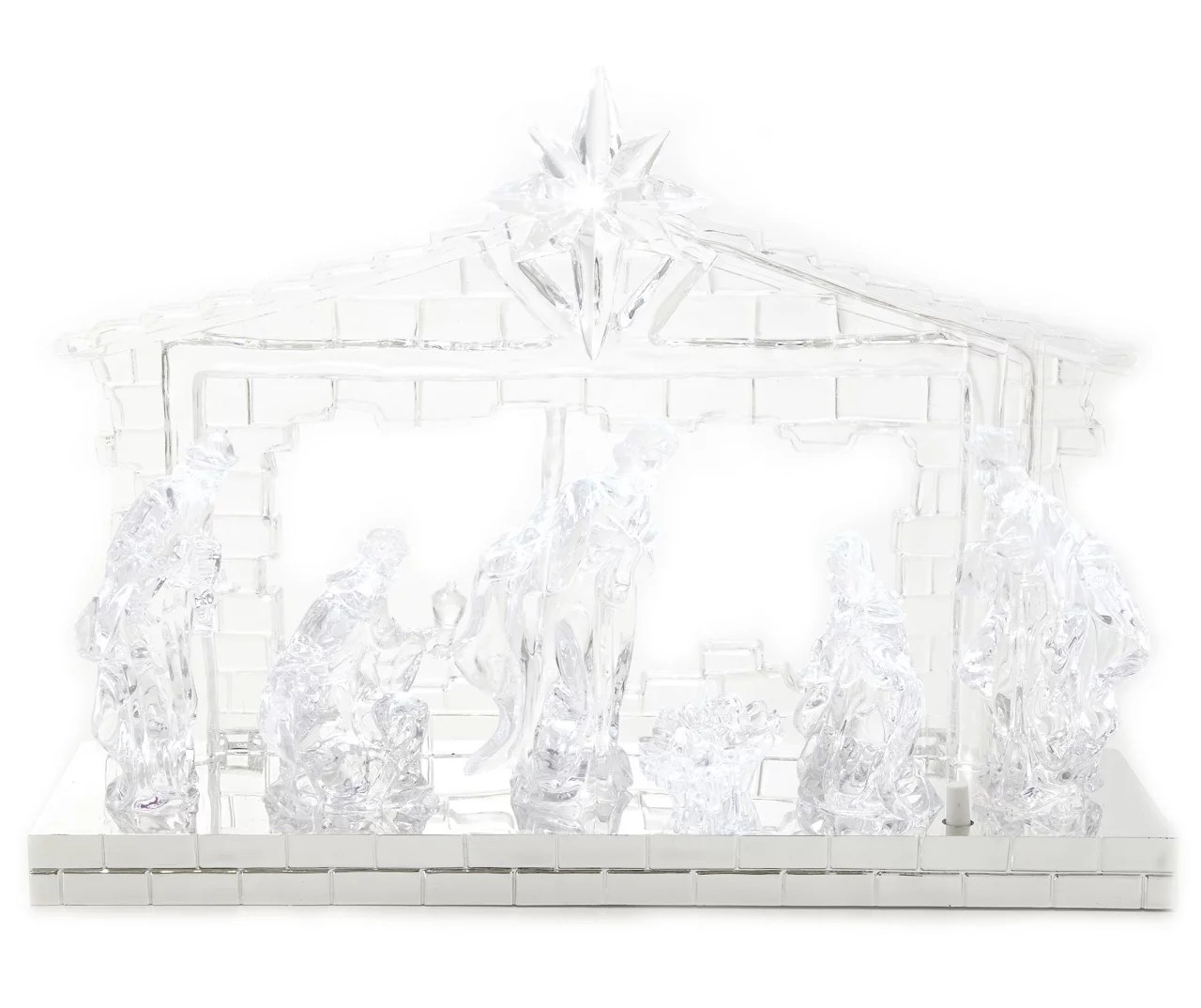 Winter Wonder Lane Musical Manger Scene Tabletop Decor Big Lots
