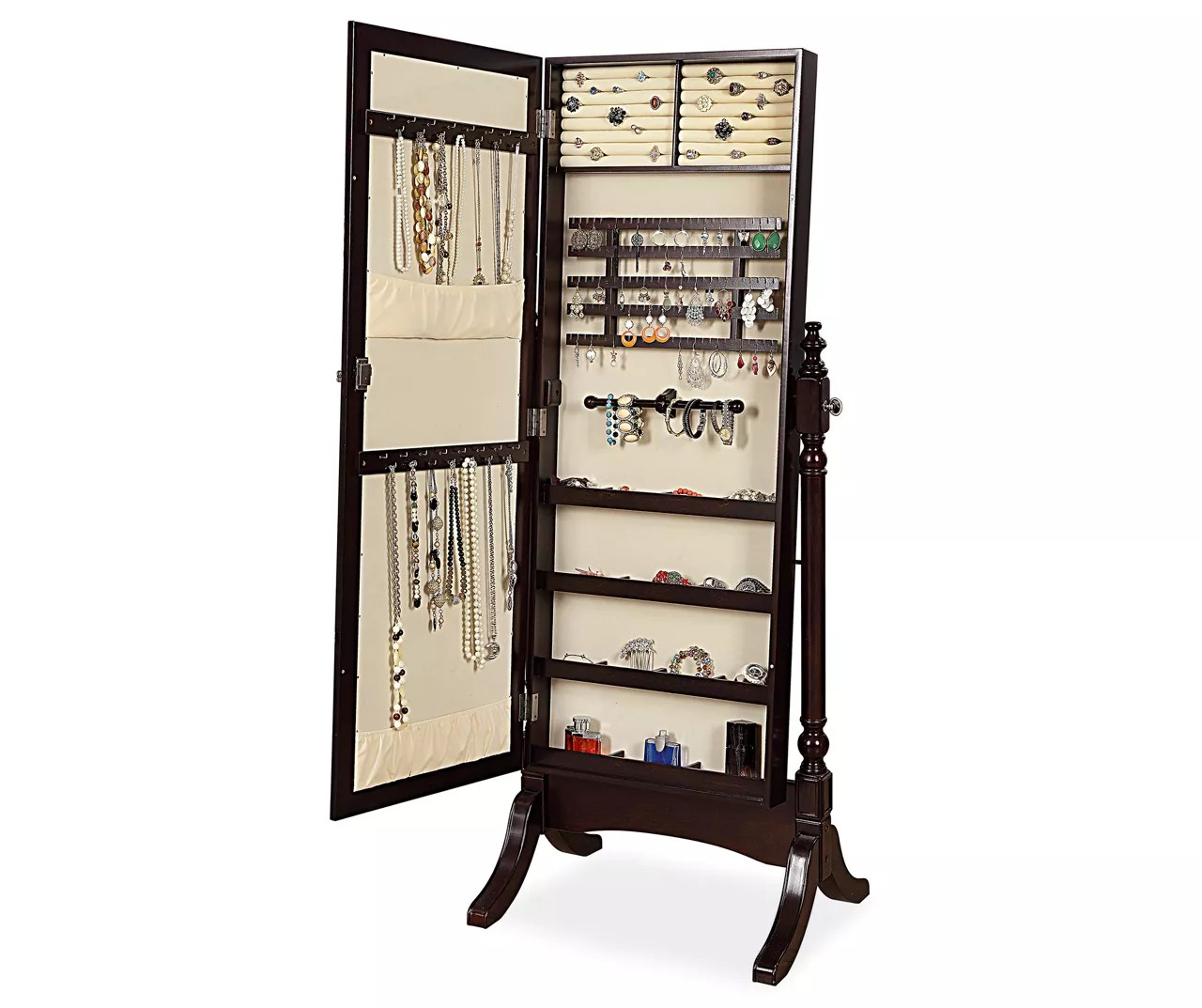 Big Lots Mirror Jewelry Armoire
