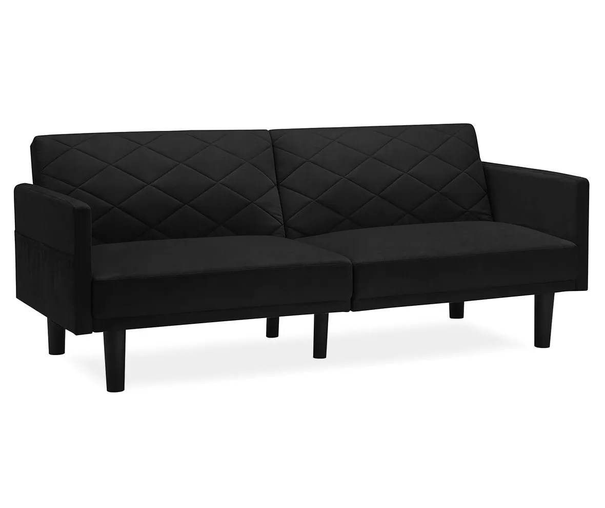 Ameriwood Black Futon Sofa Big Lots