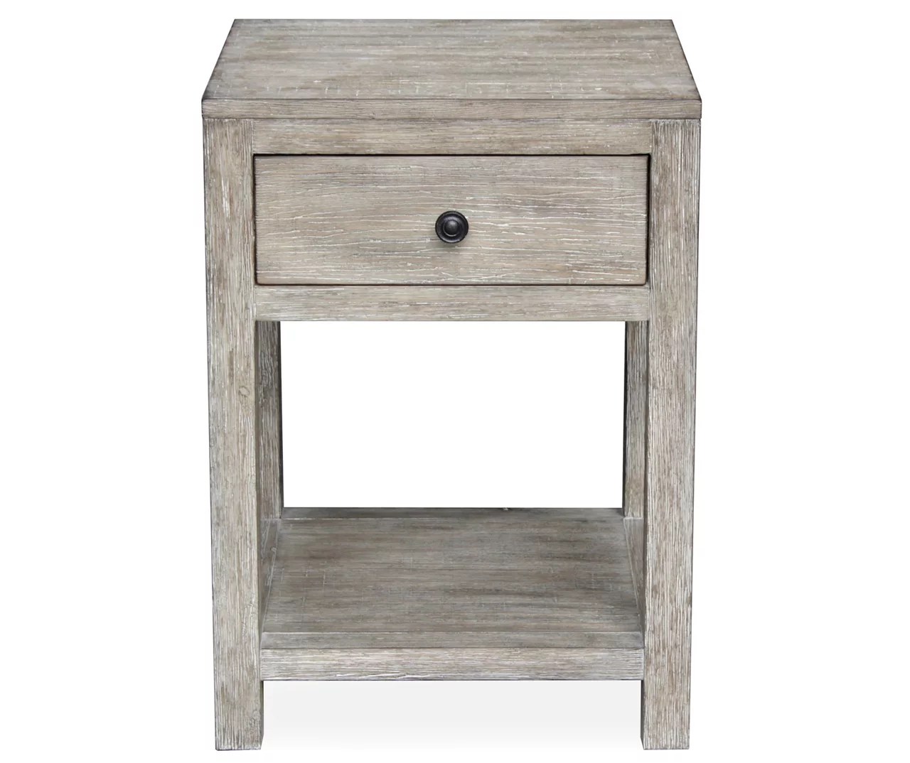 Whitewash Wood Side Table Big Lots