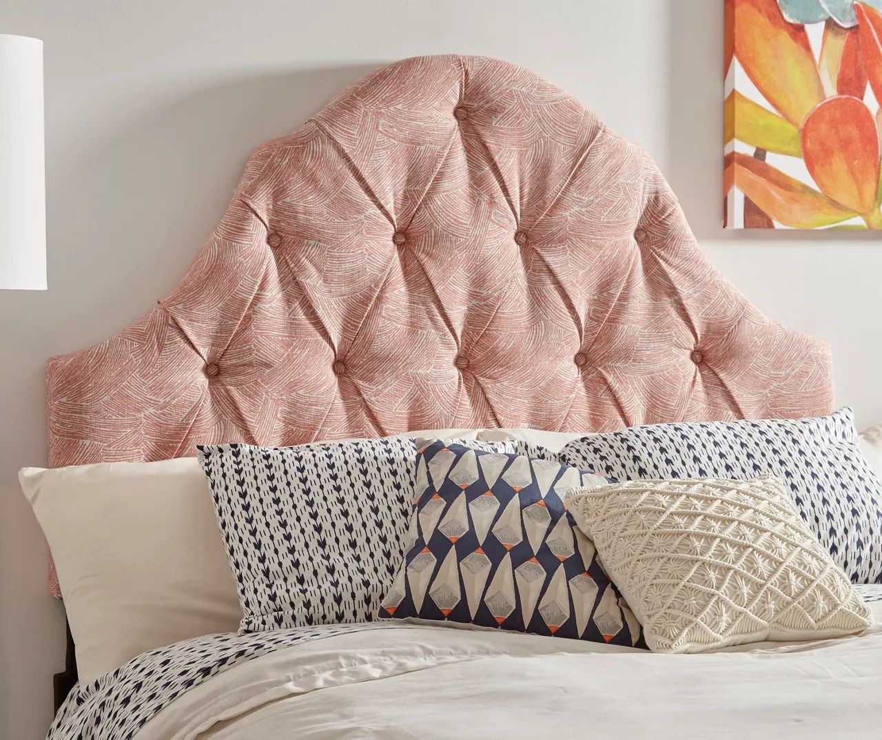 Melon Button Tufted Upholstered Headboards Big Lots