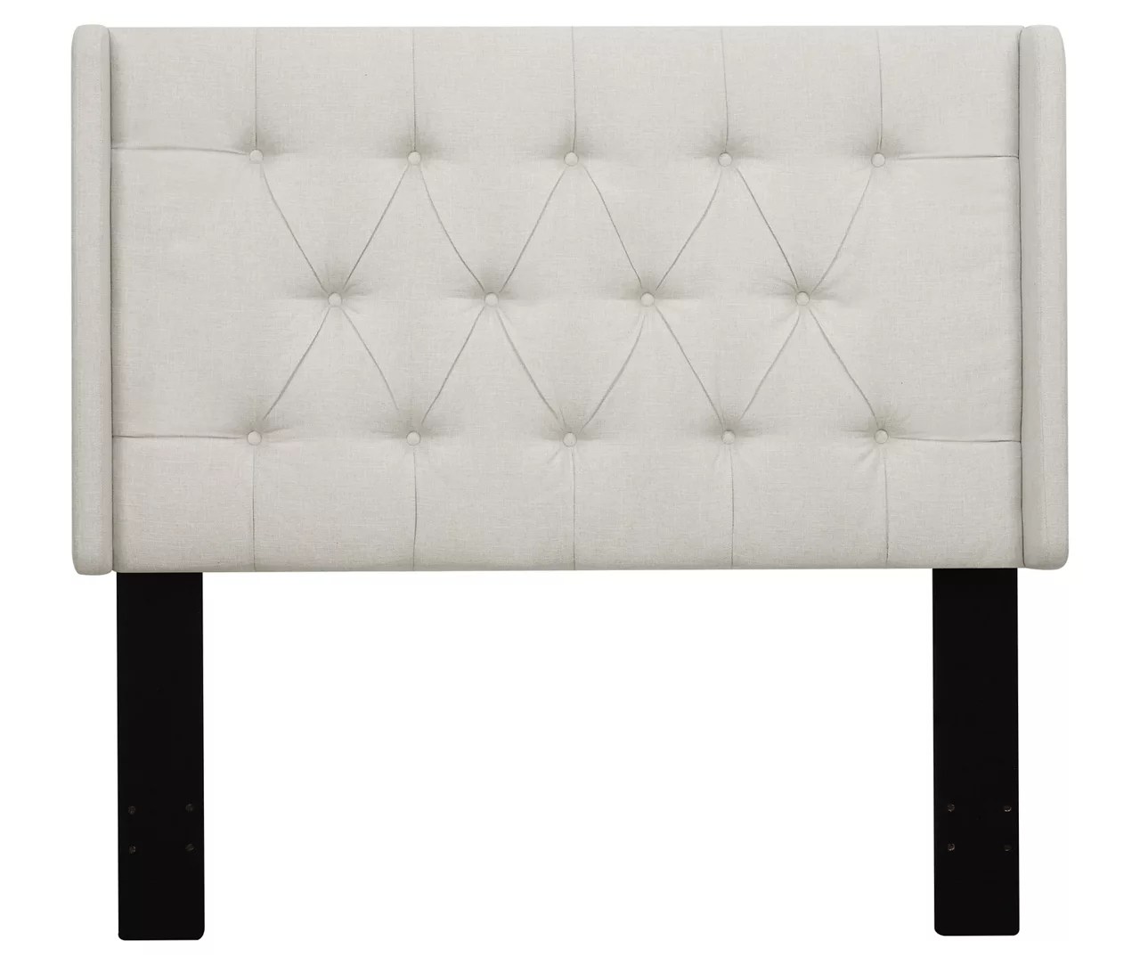 White Shelter Button Tufted Upholstered Headboards Big Lots