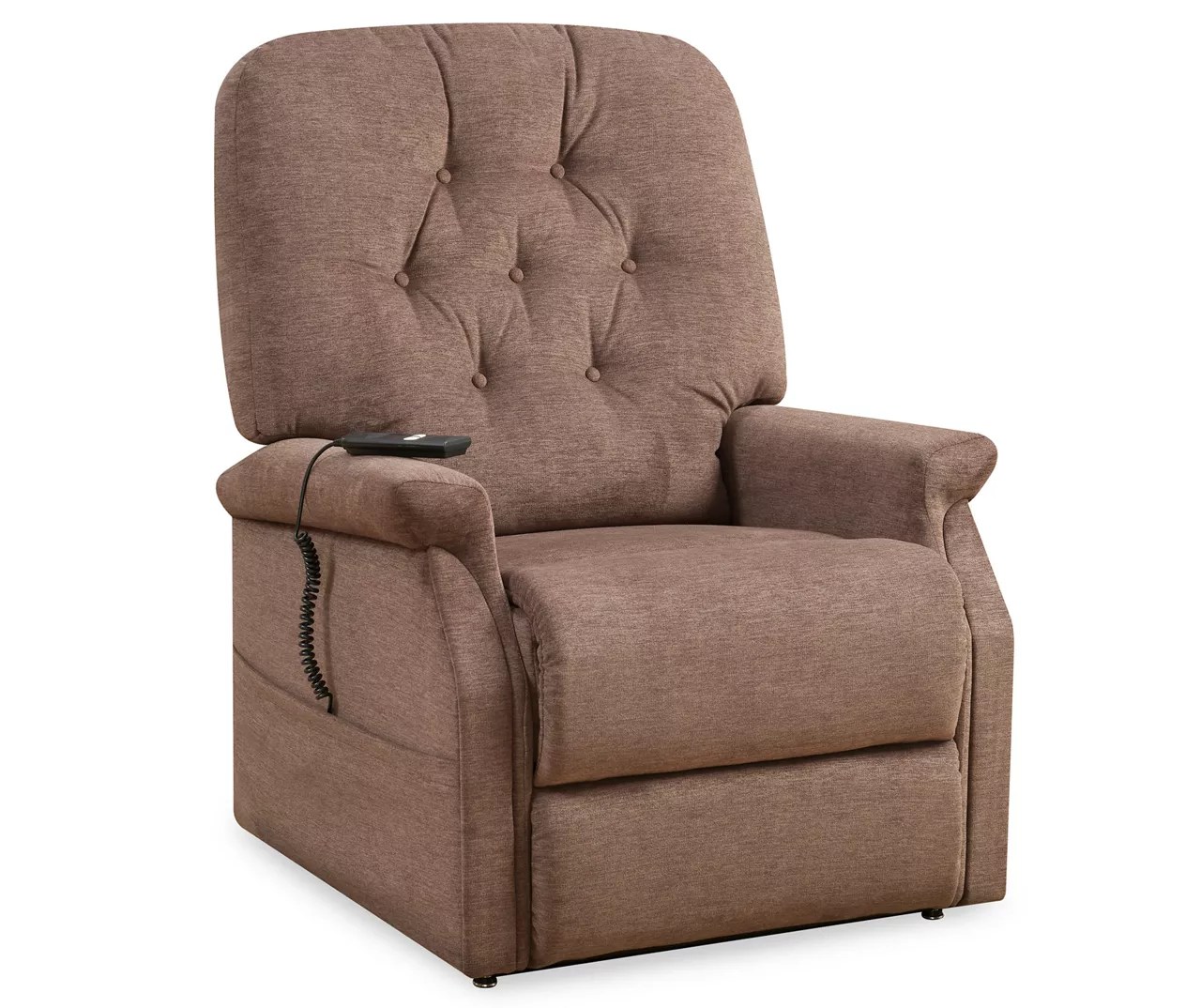Brown Button Tufted Lift Chair Big Lots