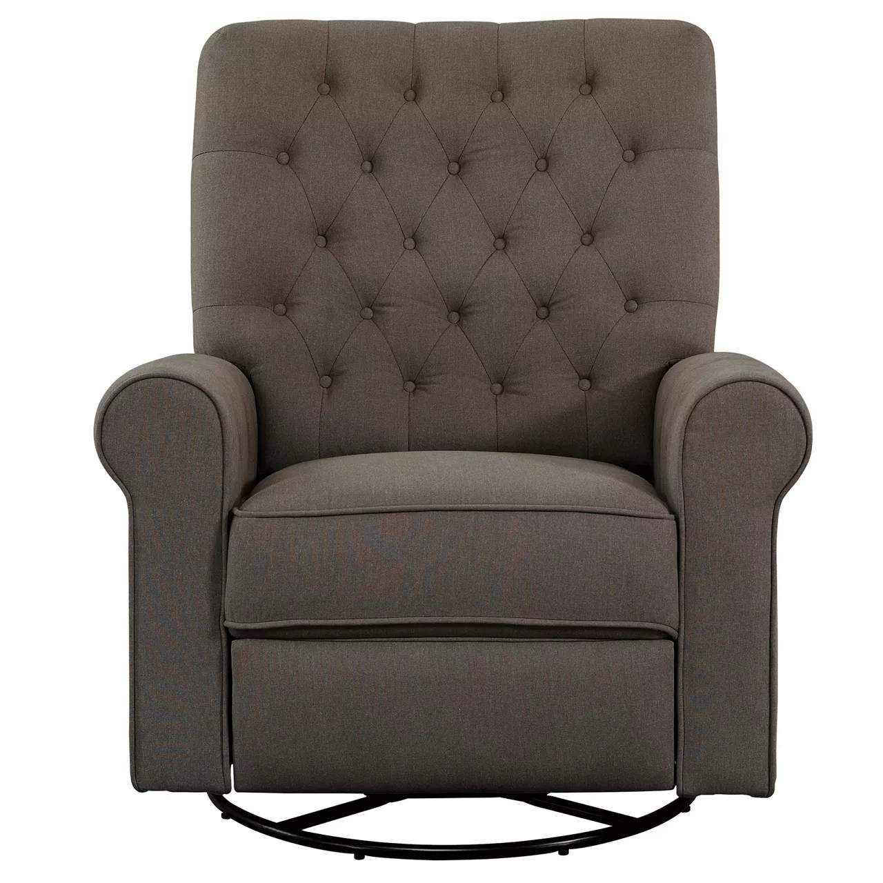 Pewter Gray Swivel Glider Recliner Big Lots