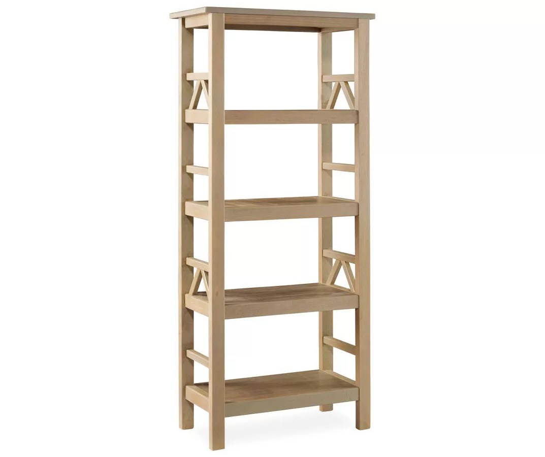 Geometric 4Shelf Bookcases Big Lots