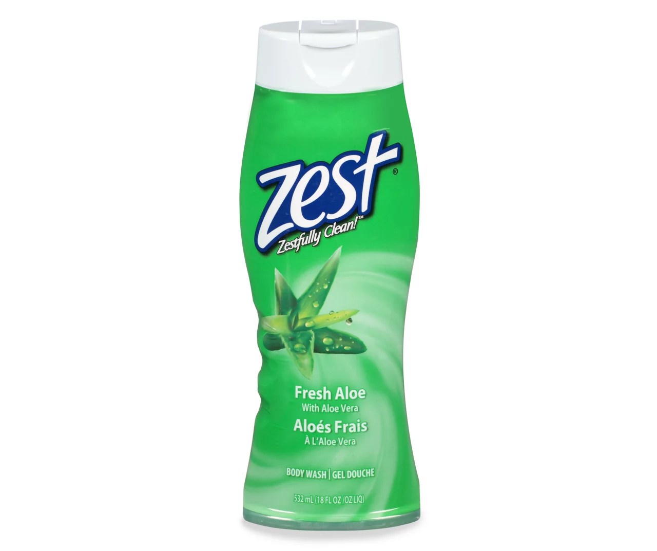 Zest Zest Fresh Aloe Body Wash 18 fl. oz. Bottle Big Lots