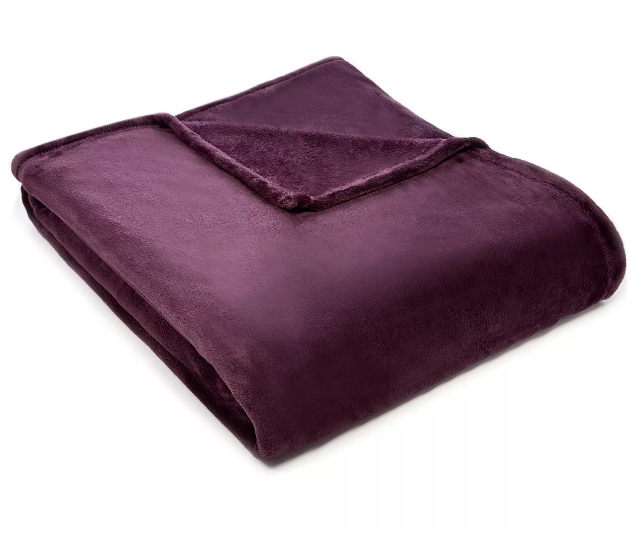 Living Colors Living Colors Plum Velvet Plush Blankets Big Lots