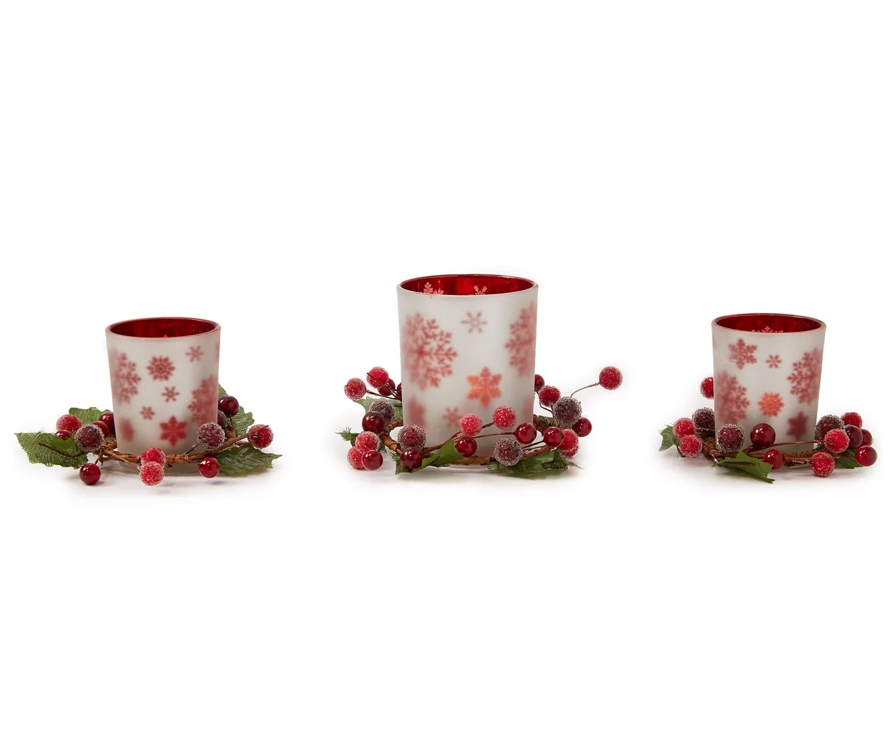 Votive LED Candles & Holders with Rings, 3Pack Big Lots