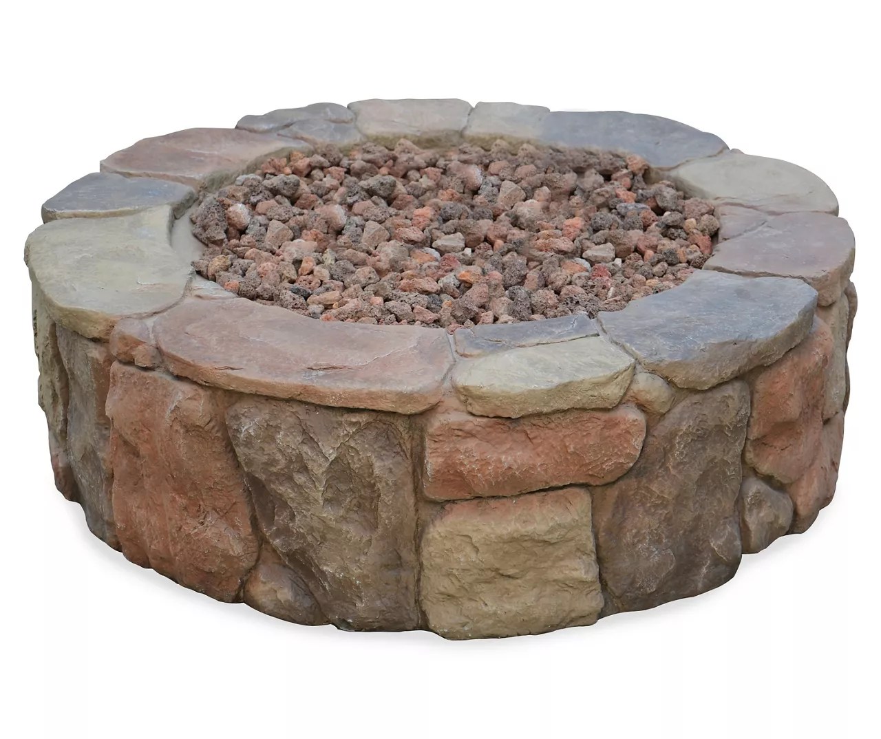 Petra Faux Stone Gas Fire Pit Big Lots