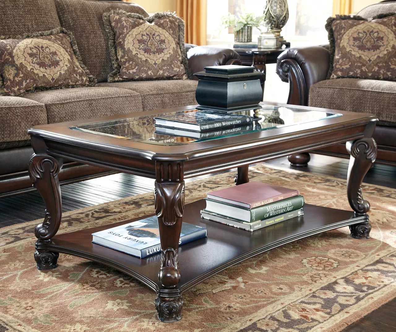 Signature Design By Ashley Norcastle Rectangular Coffee Table Big Lots
