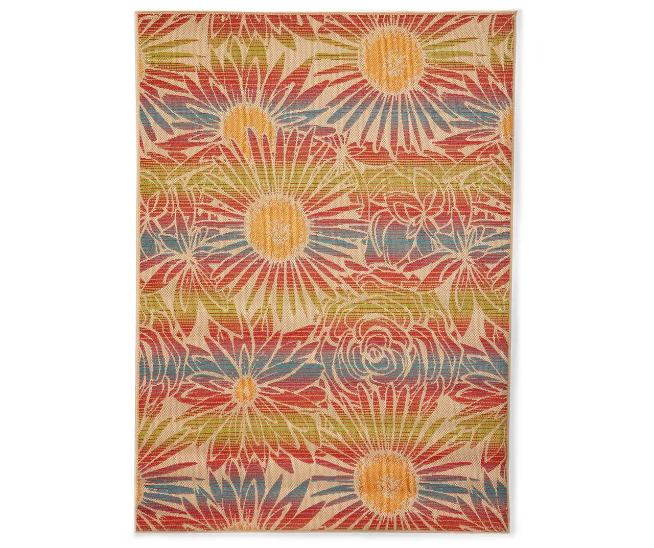 Wilson & Fisher Wilson & Fisher Costa Floral Indoor/Outdoor Area Rugs