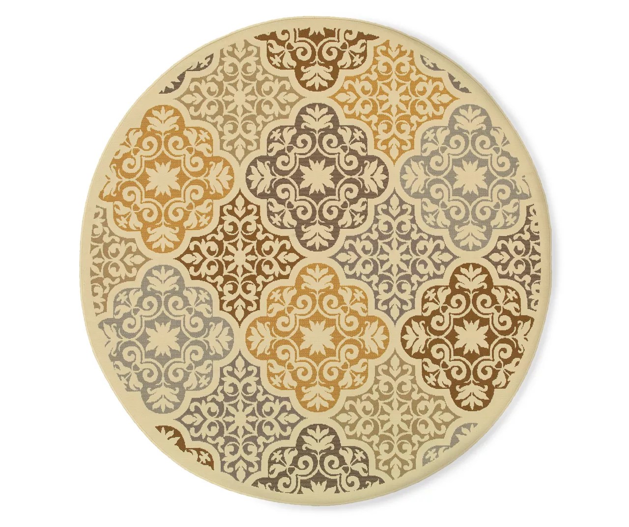 Gaines Warm White Indoor/Outdoor Area Rugs Big Lots