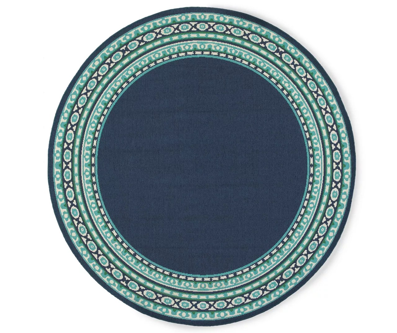 Kimbell Navy Blue Indoor/Outdoor Area Rugs Big Lots
