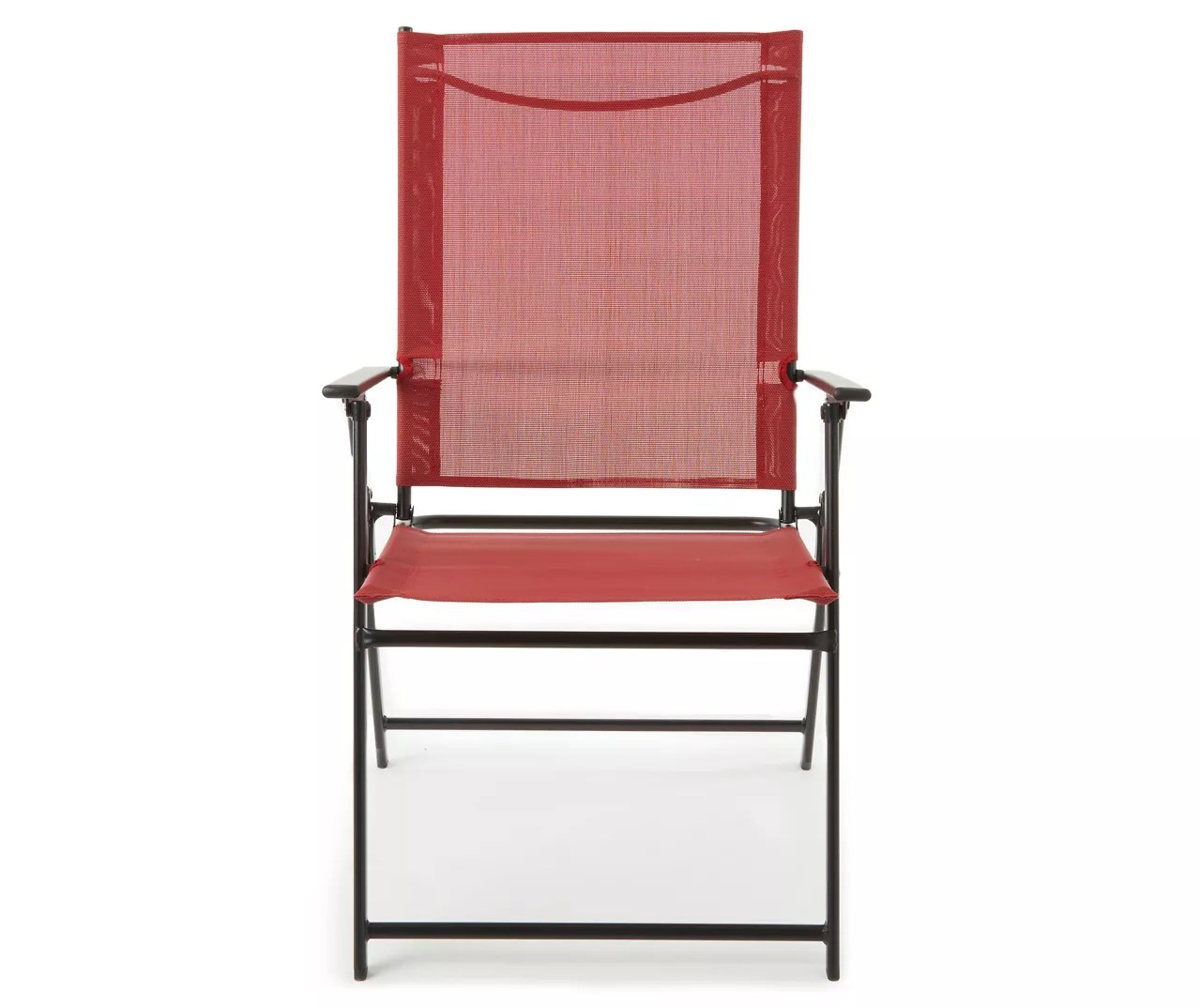 Wilson & Fisher Red Sling Fabric Outdoor Folding Chair Big Lots
