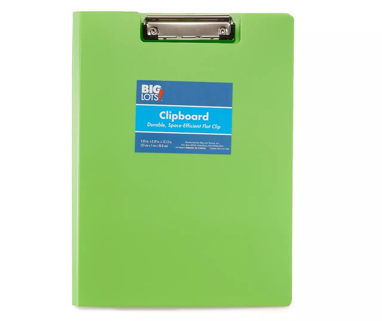 Big Lots Green Poly Clipboard Folder Big Lots