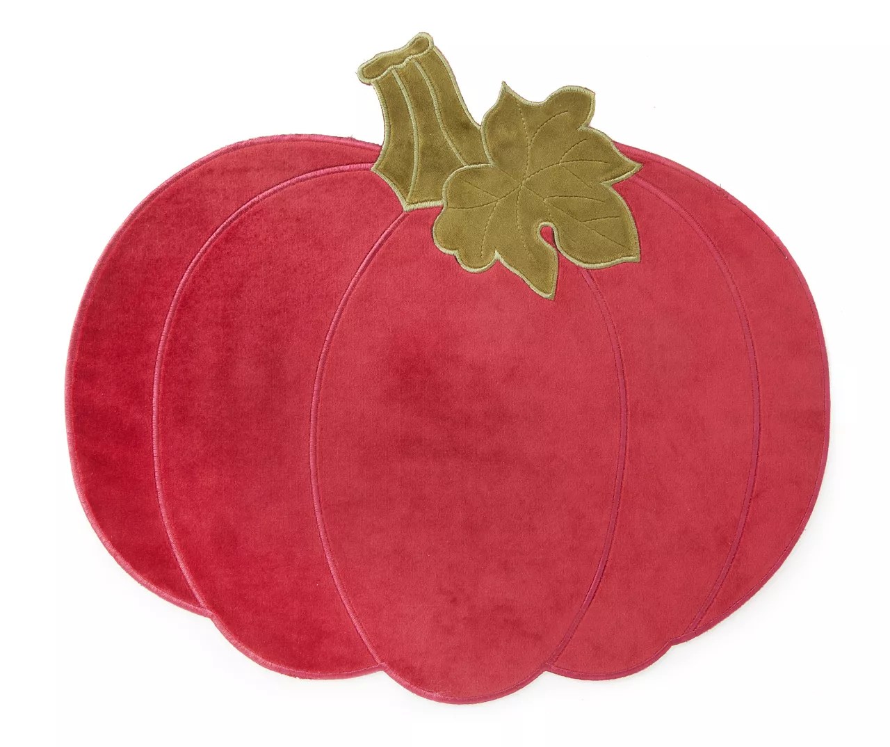 Maroon Velvet Pumpkin Placemat Big Lots
