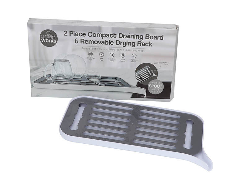 Cook Works Compact Dish Draining Board & Drying Rack Big Lots