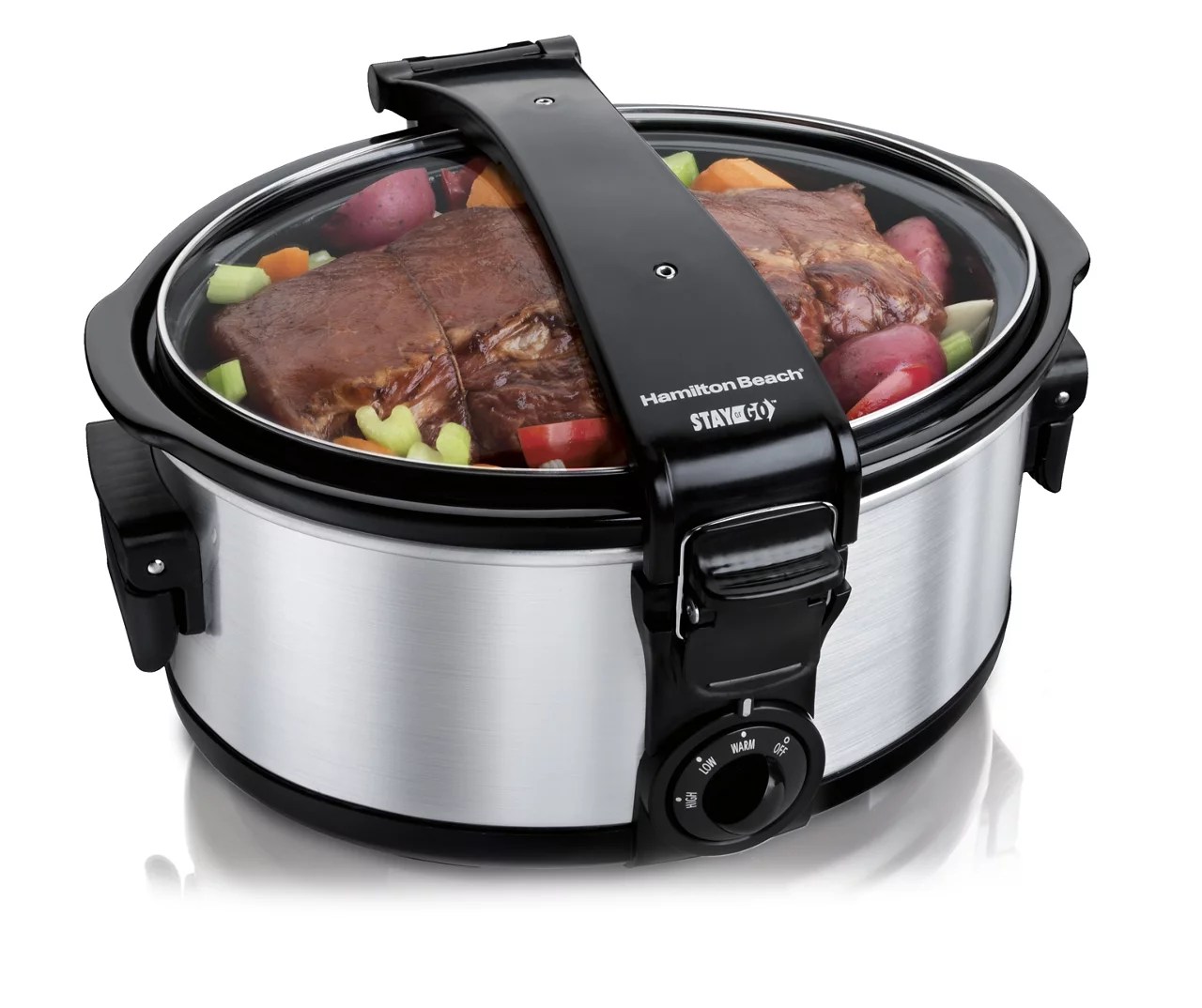 Hamilton Beach Stay Or Go 6Quart Slow Cooker Big Lots