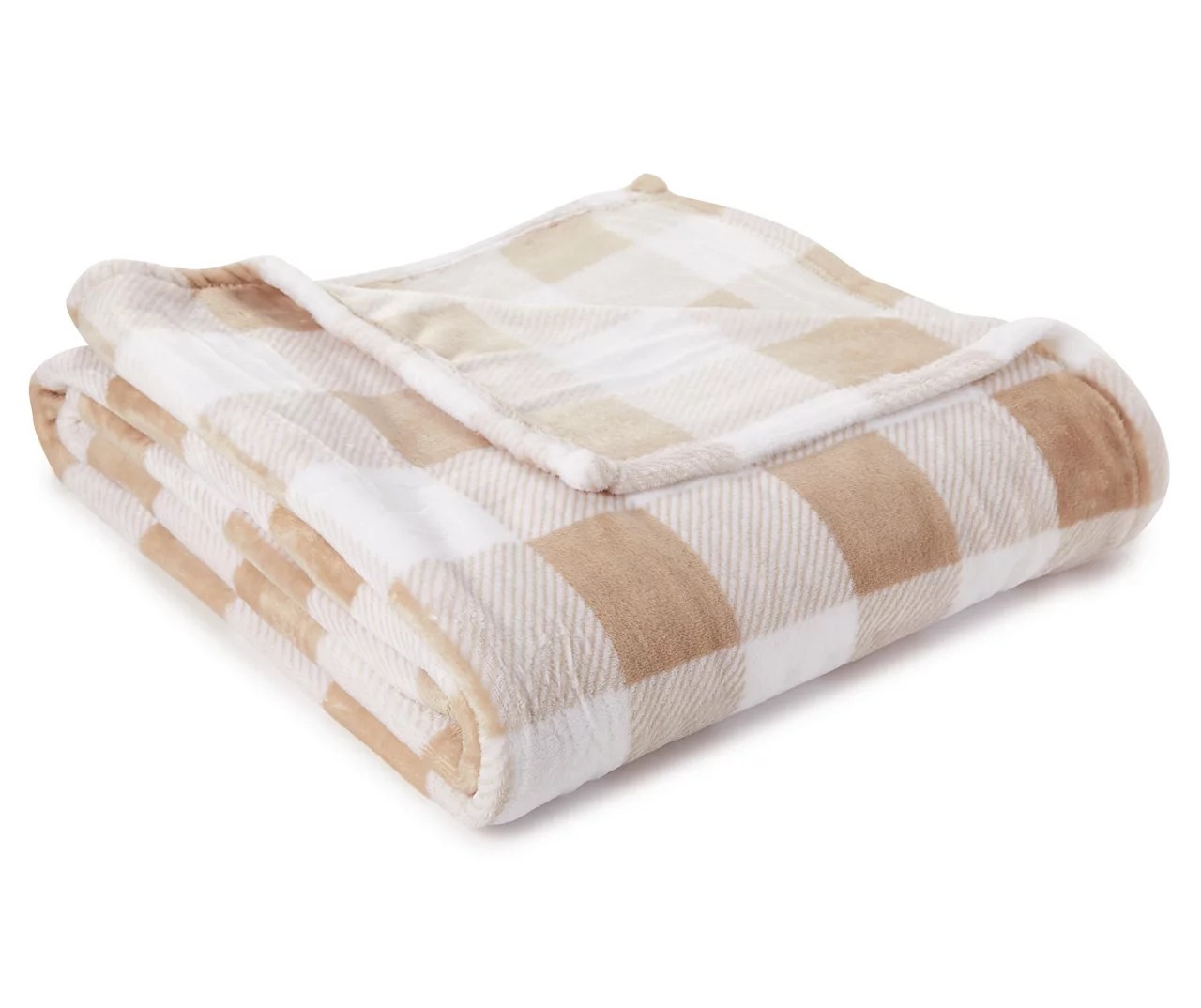 Living Colors Plaid Velvet Plush Blanket Big Lots