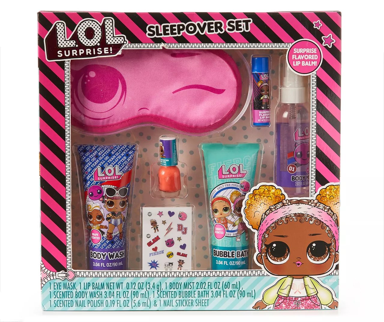 LOL Surprise Sleepover Set, 7Piece Big Lots