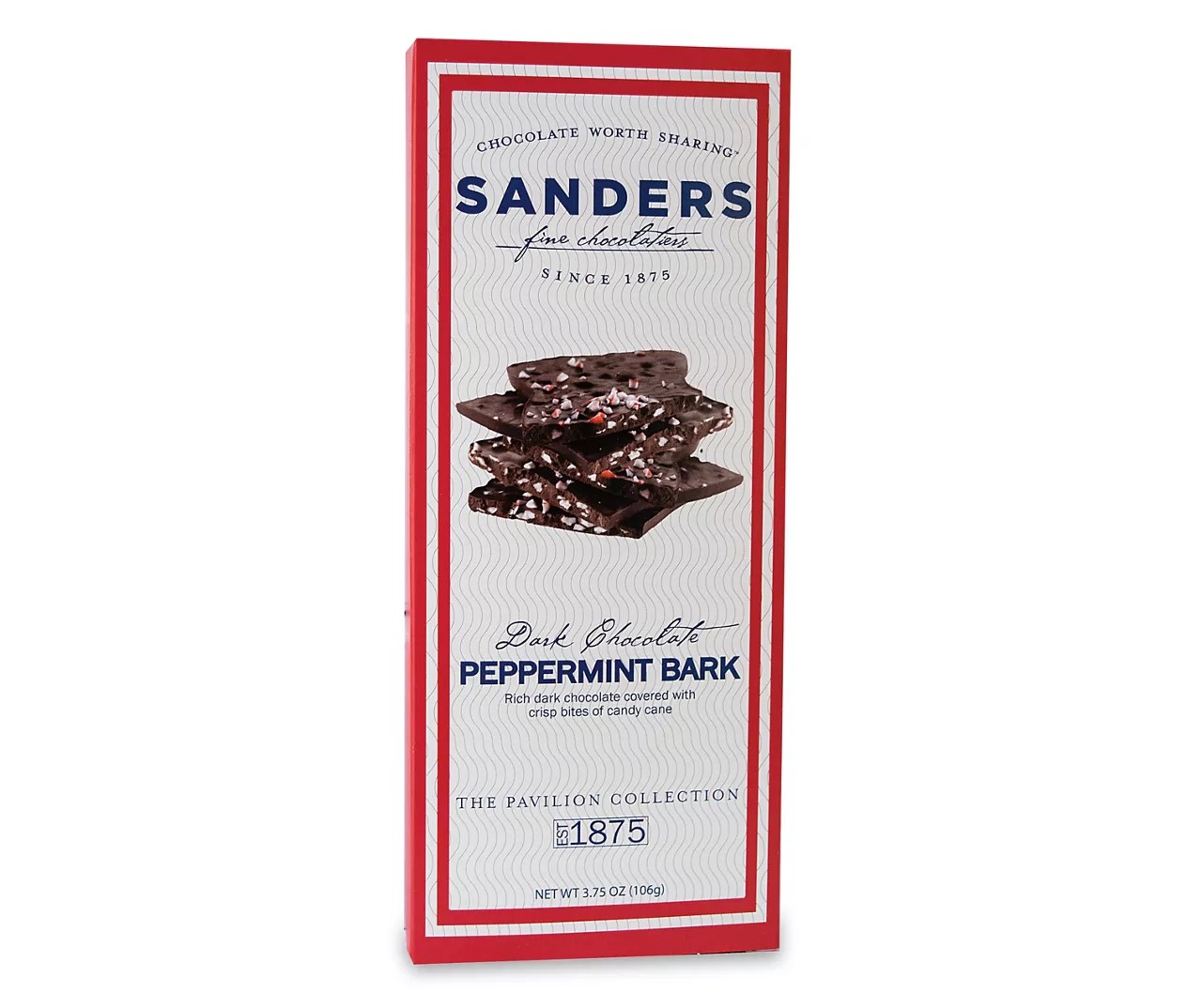 Sanders Dark Chocolate Peppermint Bark, 3.75 Oz. Big Lots