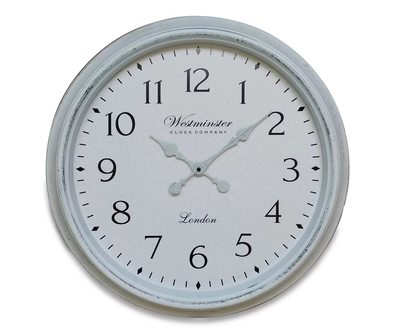 Whitewash Wall Clock Big Lots