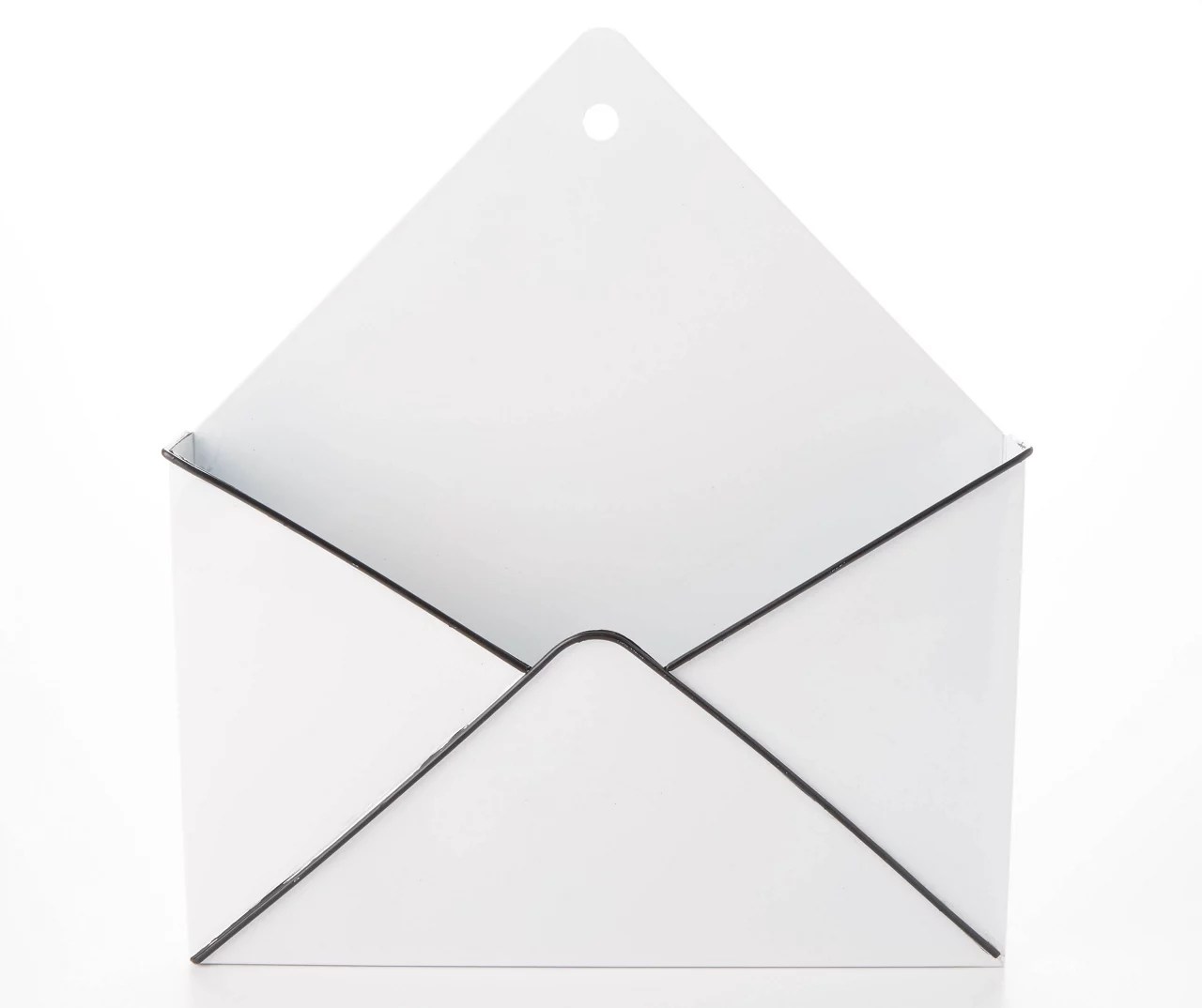 White Metal Envelope Wall Decor Big Lots