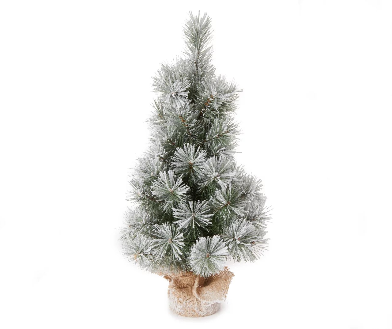 Winter Wonder Lane 24" Flocked Cashmere Artificial Christmas Tree Big