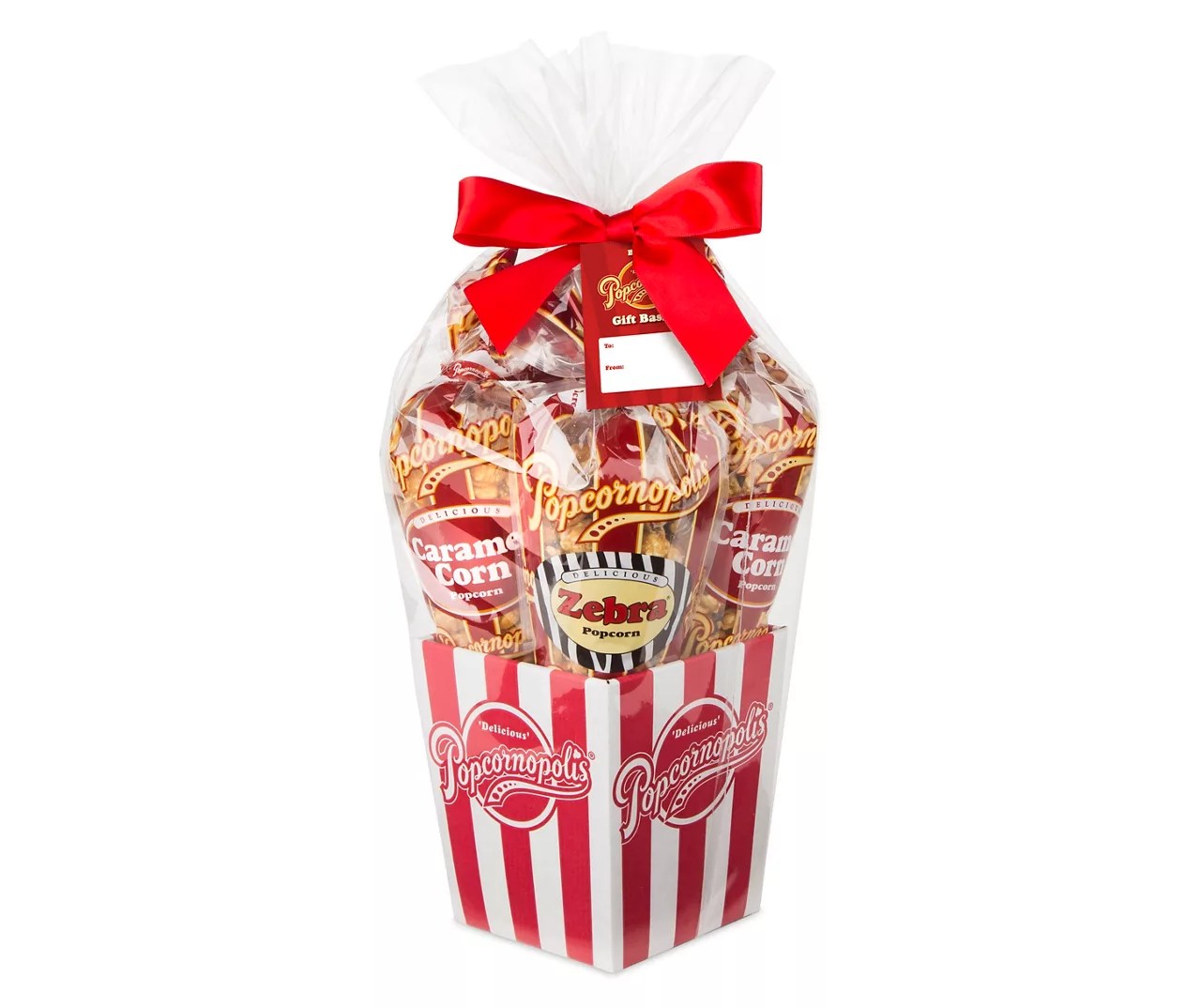 Popcornopolis Popcorn 4Piece Gift Basket Set Big Lots