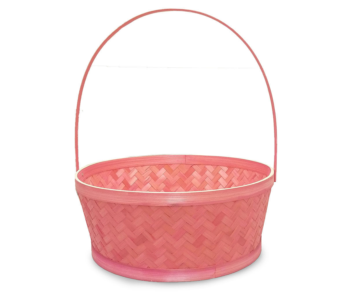Jumbo Coral Bamboo Easter Basket Big Lots