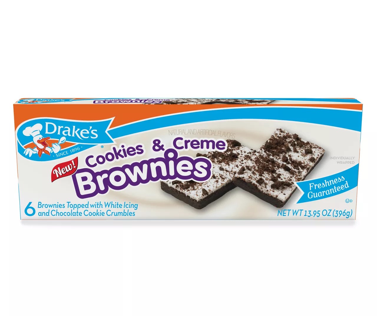 Drake's Cookies & Creme Brownies, 6 Pack Big Lots