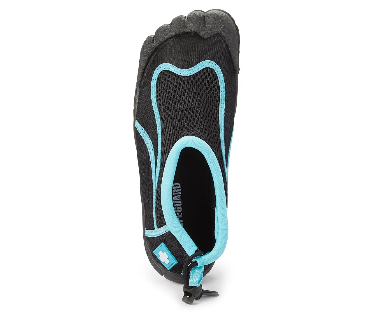 Women's Black & Teal Toe Water Shoes Big Lots