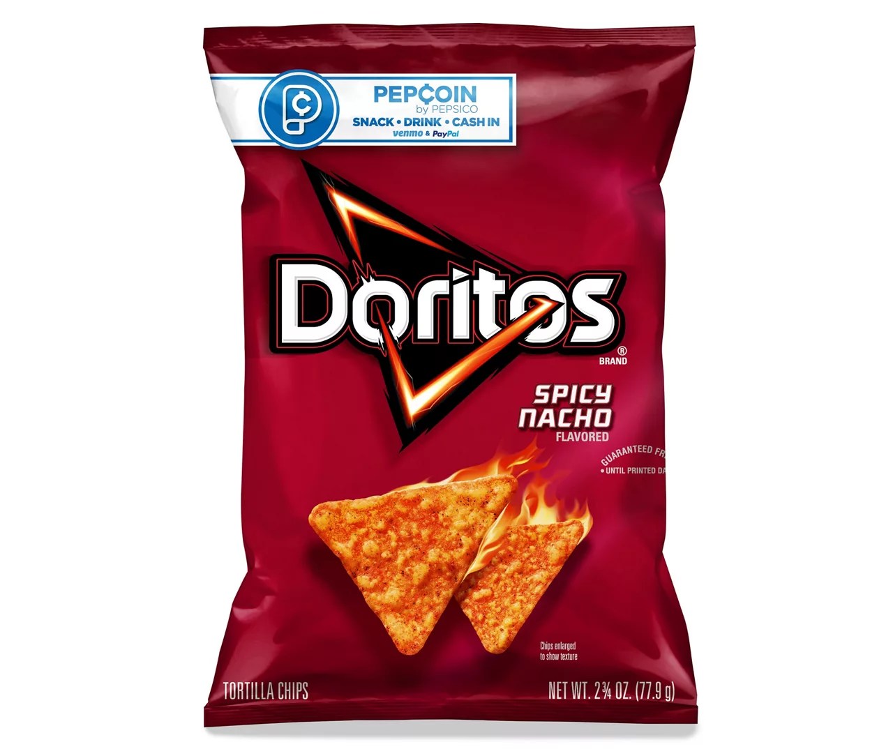Doritos Doritos Tortilla Chips Spicy Nacho Flavored 2 3/4 Oz Big Lots