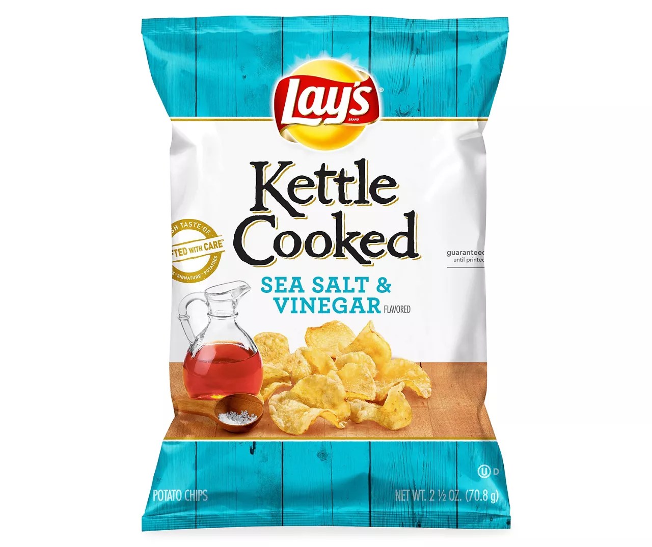 Lay's Lay's Kettle Cooked Potato Chips, Sea Salt and Vinegar Flavored