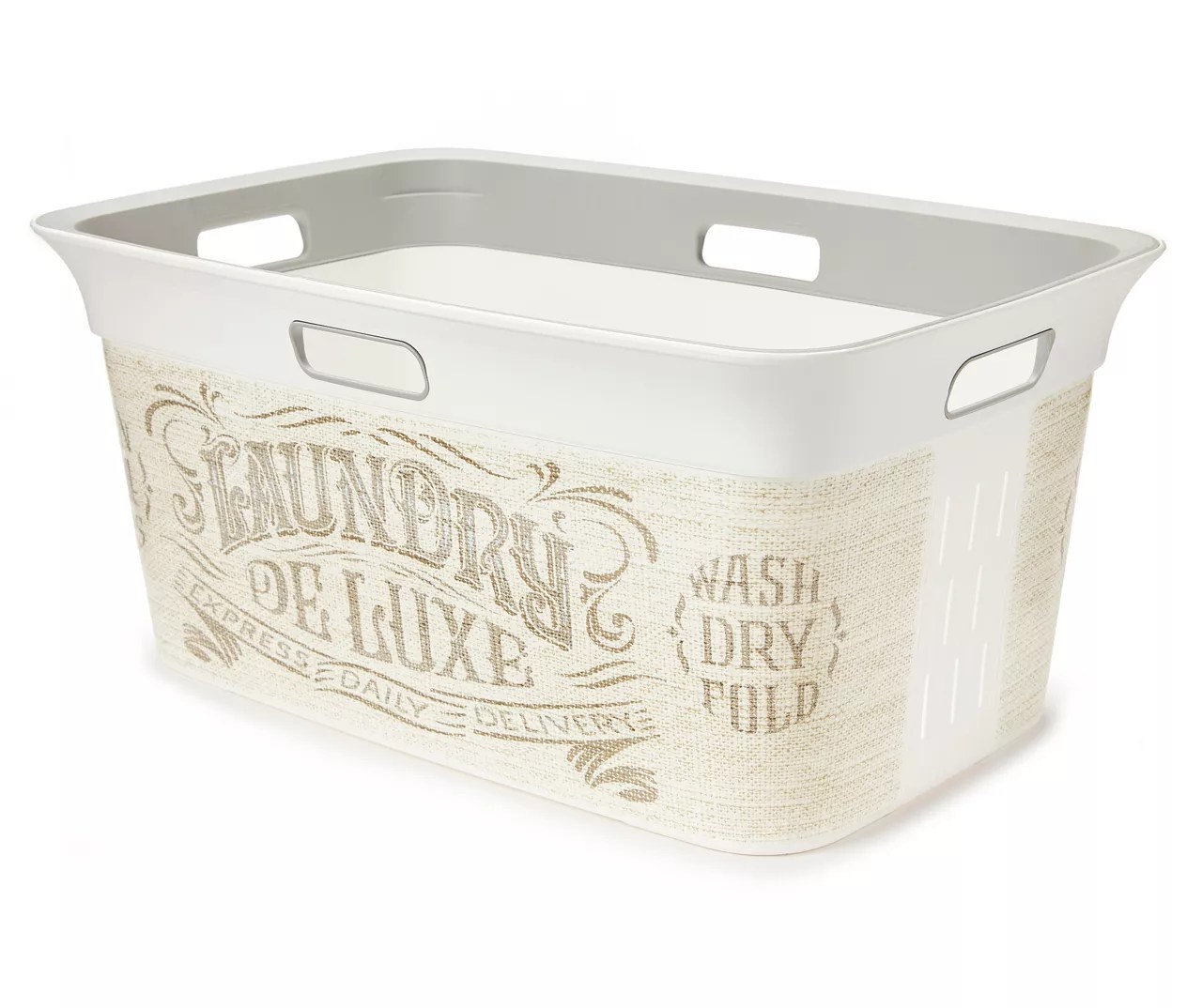 "Laundry de Luxe" Landry Basket Big Lots
