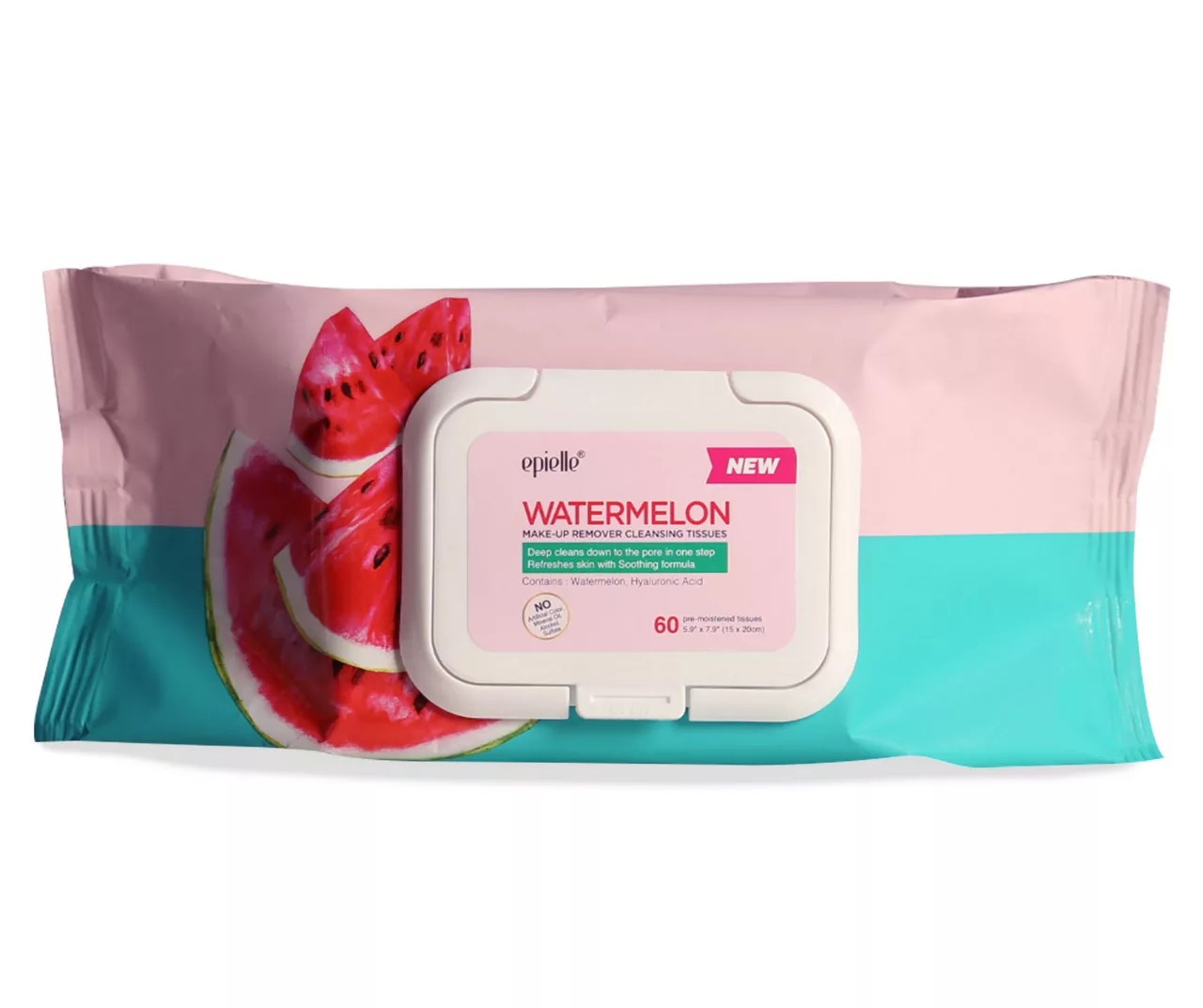 epielle Watermelon Makeup Remover Cleansing Towelettes, 60Count Big Lots