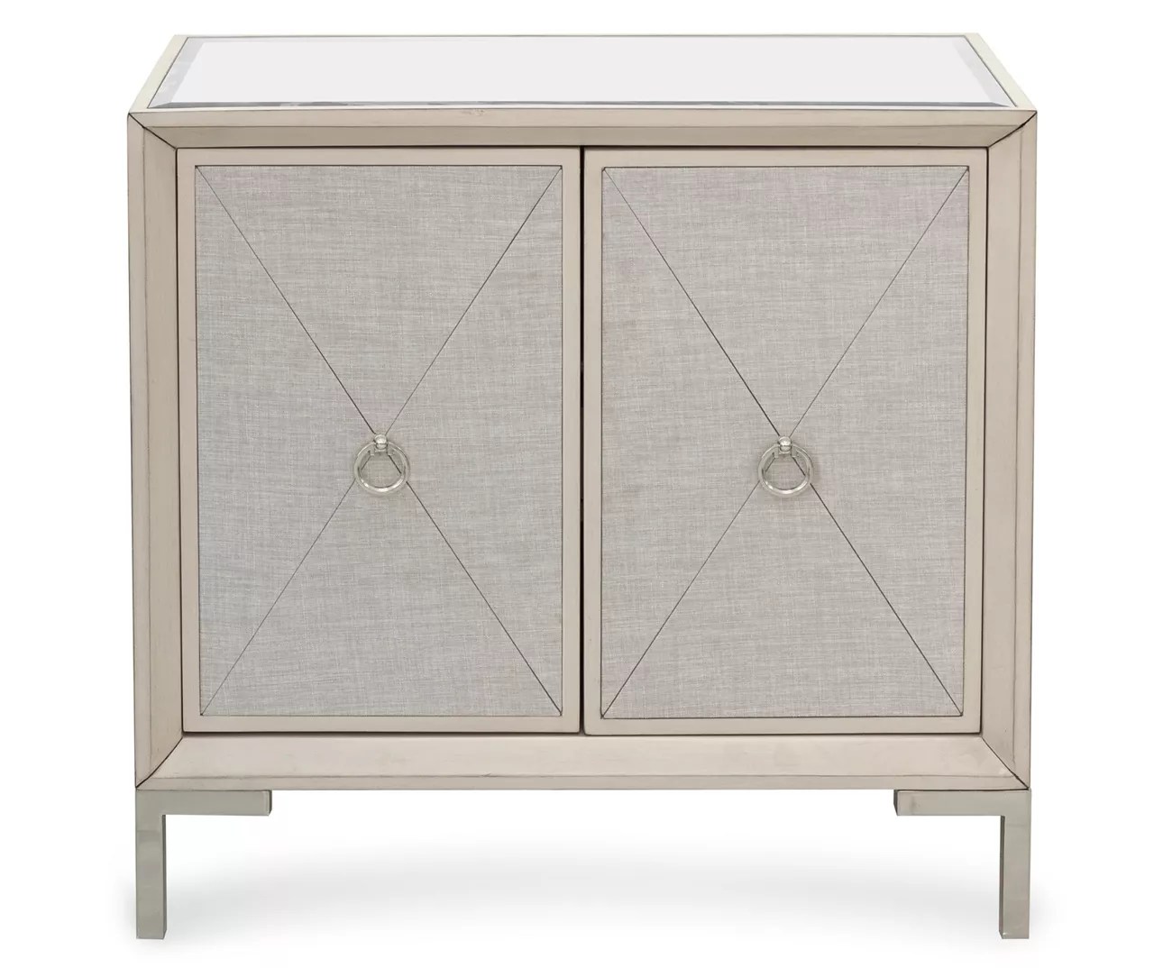 Linen & Cream 2Door Storage Chest Big Lots