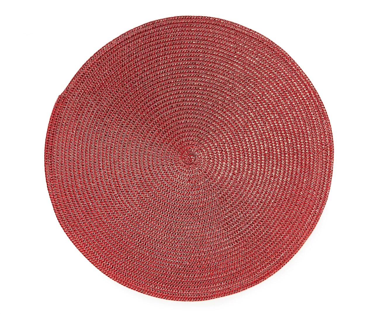 Red Metallic Round Placemat Big Lots
